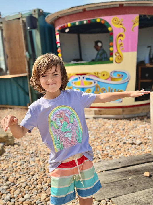 Mermaid Glam - Kid's Short Sleeve T-Shirt