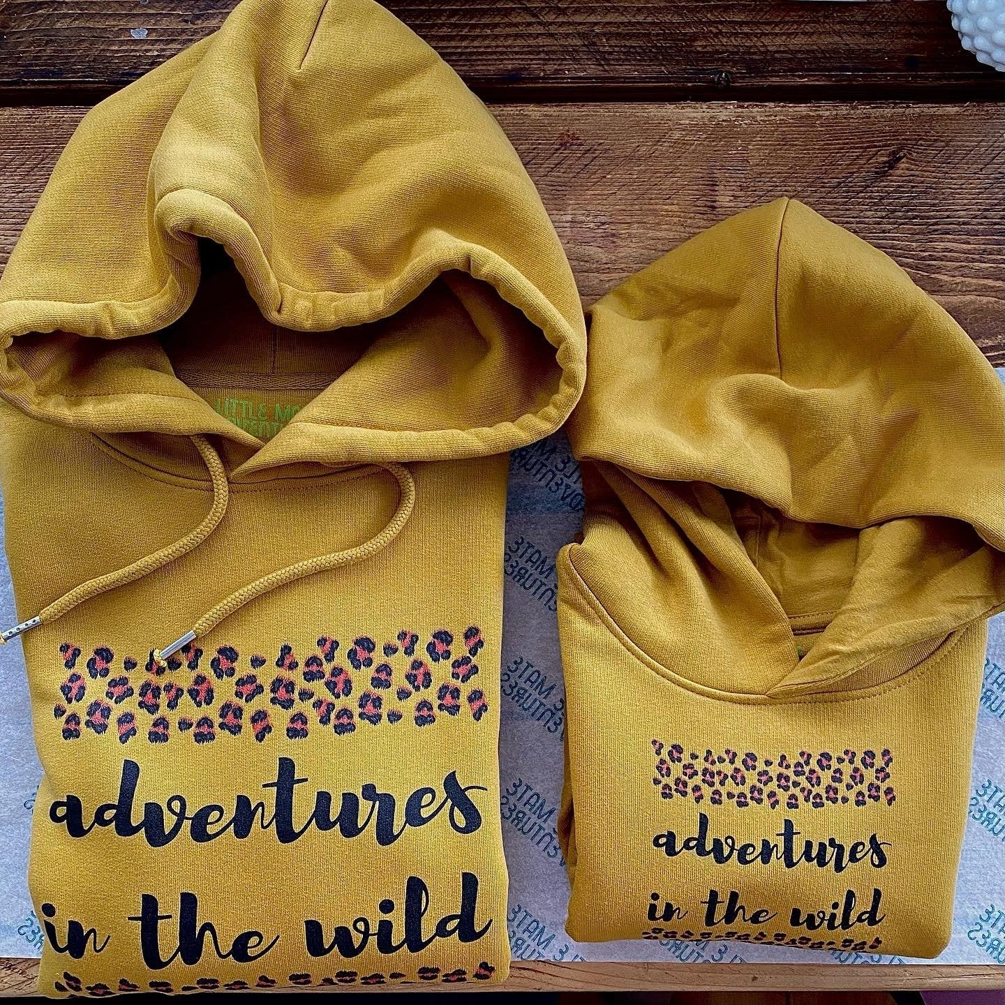 ADVENTURES IN THE WILD - Adult Hoodie Sweatshirt - Little Mate Adventures