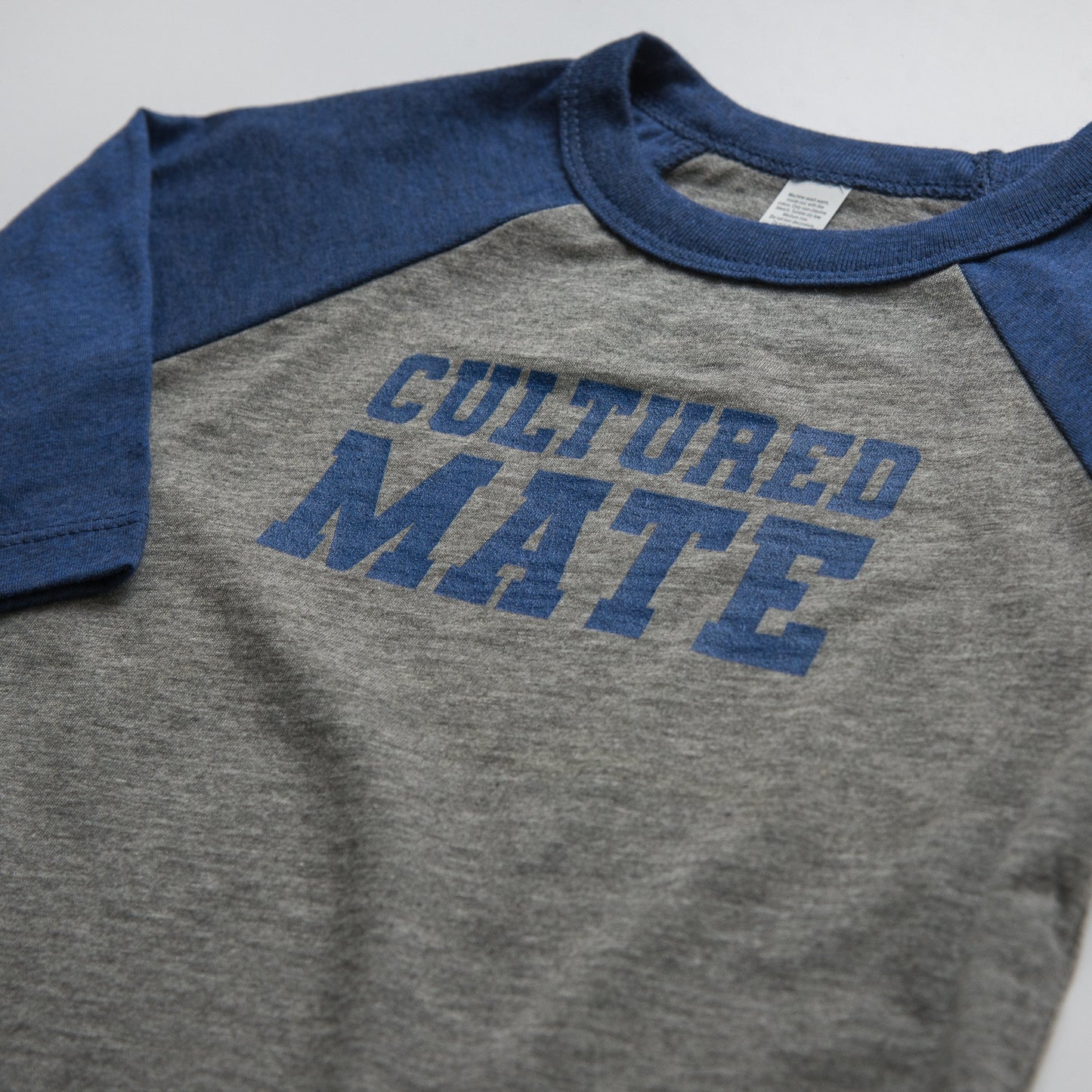 CULTURED MATE - 3/4 Sleeve Baseball Toddler Tee - Little Mate Adventures