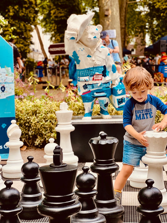 CULTURED MATE - 3/4 Sleeve Baseball Toddler + Youth T Shirt - Little Mate Adventures