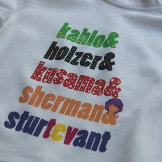FEMALE ARTIST MATES - Short Sleeve Baby Tee - Little Mate Adventures