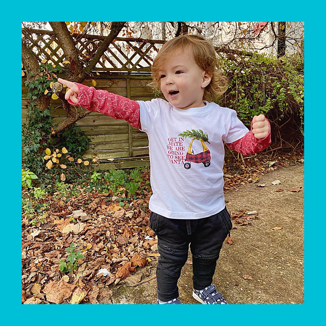 GET IN MATE WE ARE GOING TO SEE SANTA - Short Sleeve T Shirt