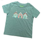 HOLIDAY BEACH HUTS - Organic Cotton Short Sleeve Kids T-Shirt - Little Mate Adventures