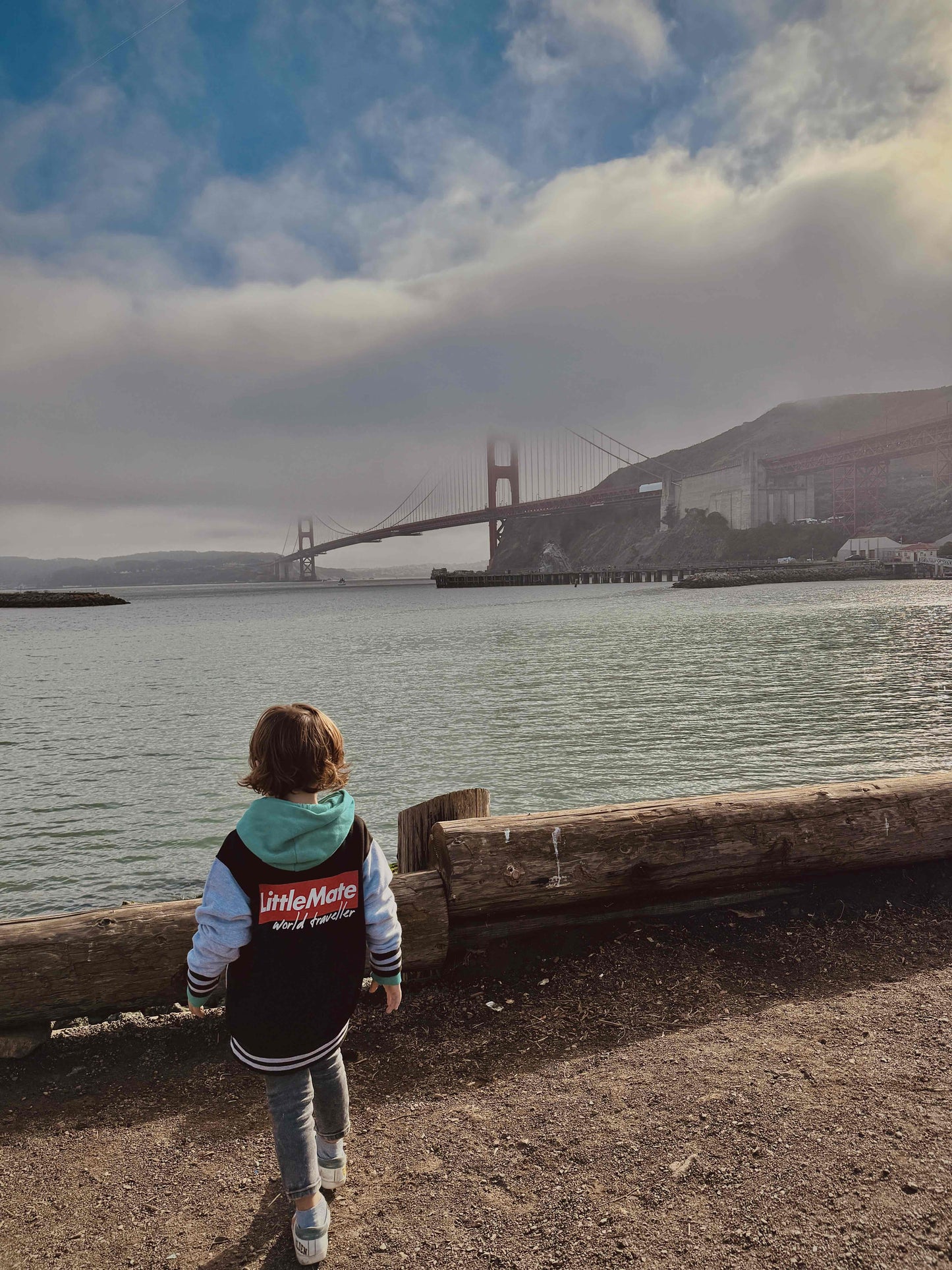 LITTLE MATE WORLD TRAVELLER - Kid’s Varsity Jacket - Little Mate Adventures