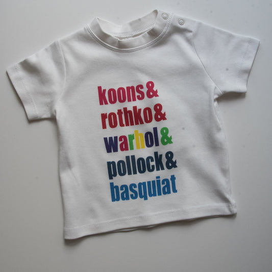 MALE ARTIST MATES - Short Sleeve Baby Tee - Little Mate Adventures