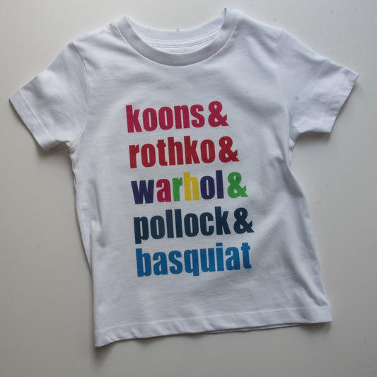 MALE ARTIST MATES - Short Sleeve Toddler + Youth Tee - Little Mate Adventures