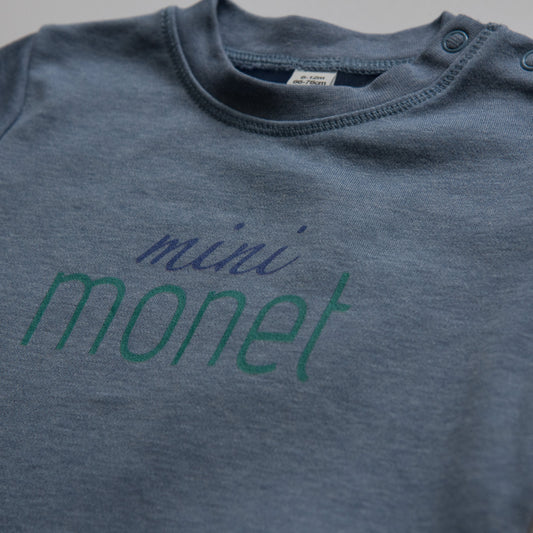 MINI MONET - Short Sleeve Baby T Shirt - Little Mate Adventures