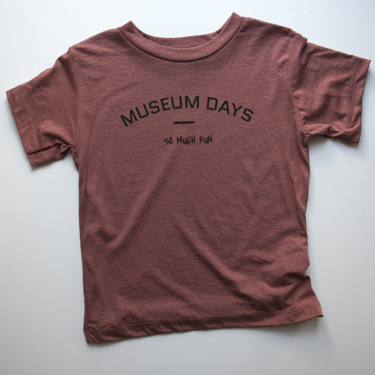 MUSEUM DAYS SO MUCH FUN - Short Sleeve Youth Tee - 2 COLORS! - Little Mate Adventures