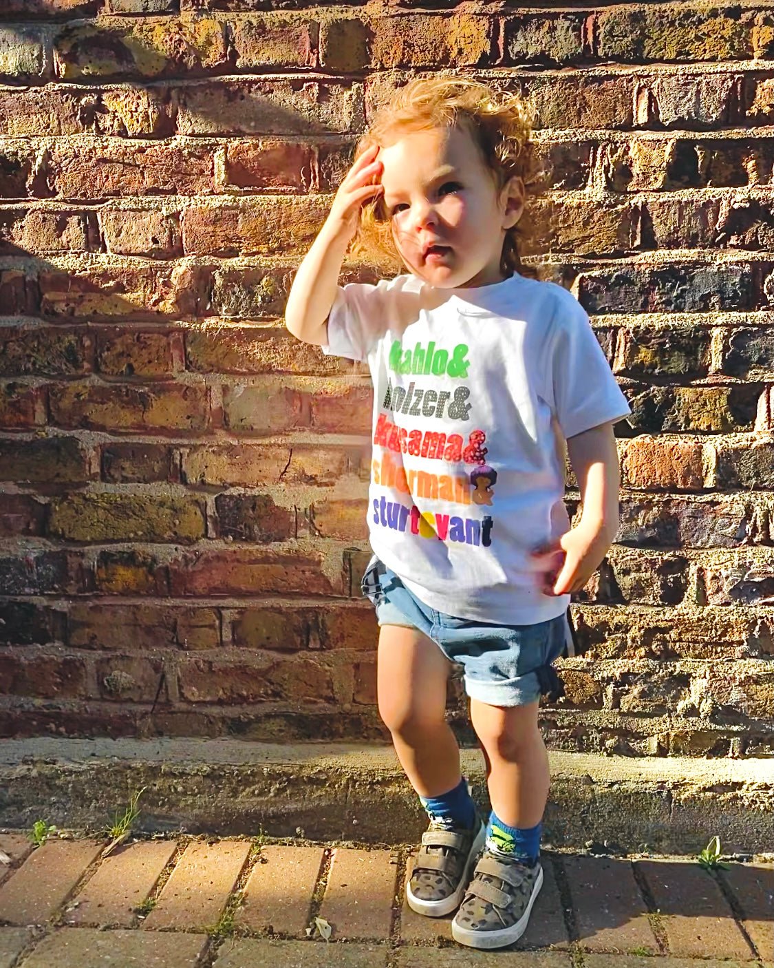 SALE: (no logo)FEMALE ARTIST MATES - Matching Short Sleeve T-Shirt - Little Mate Adventures