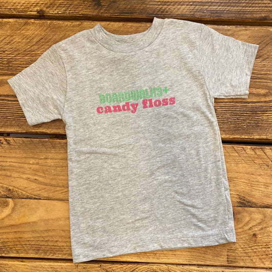 SAMPLE SALE - BOARDWALKS + CANDY FLOSS - Short Sleeve Toddler T Shirt - Little Mate Adventures