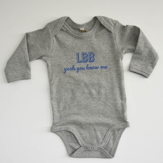 SAMPLE SALE - LBB yeah you know me - Long Sleeve Envelope Neckline Bodysuit - Little Mate Adventures