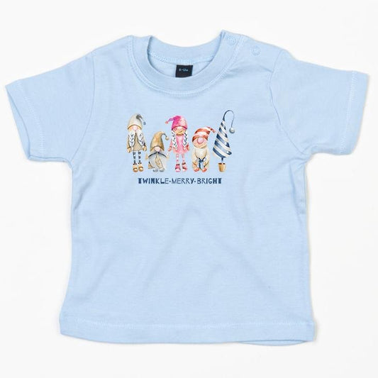 TWINKLE MERRY BRIGHT - Baby + Toddler Short Sleeve Shirt - Little Mate Adventures