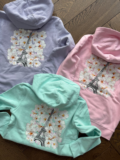 Paris in the Springtime - Kids Long Sleeve Hoodie
