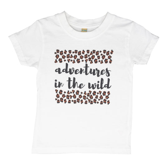 ADVENTURES IN THE WILD - Short Sleeve T Shirt - Little Mate Adventures