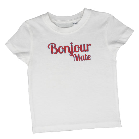 BONJOUR MATE - Short Sleeve T Shirt - Little Mate Adventures