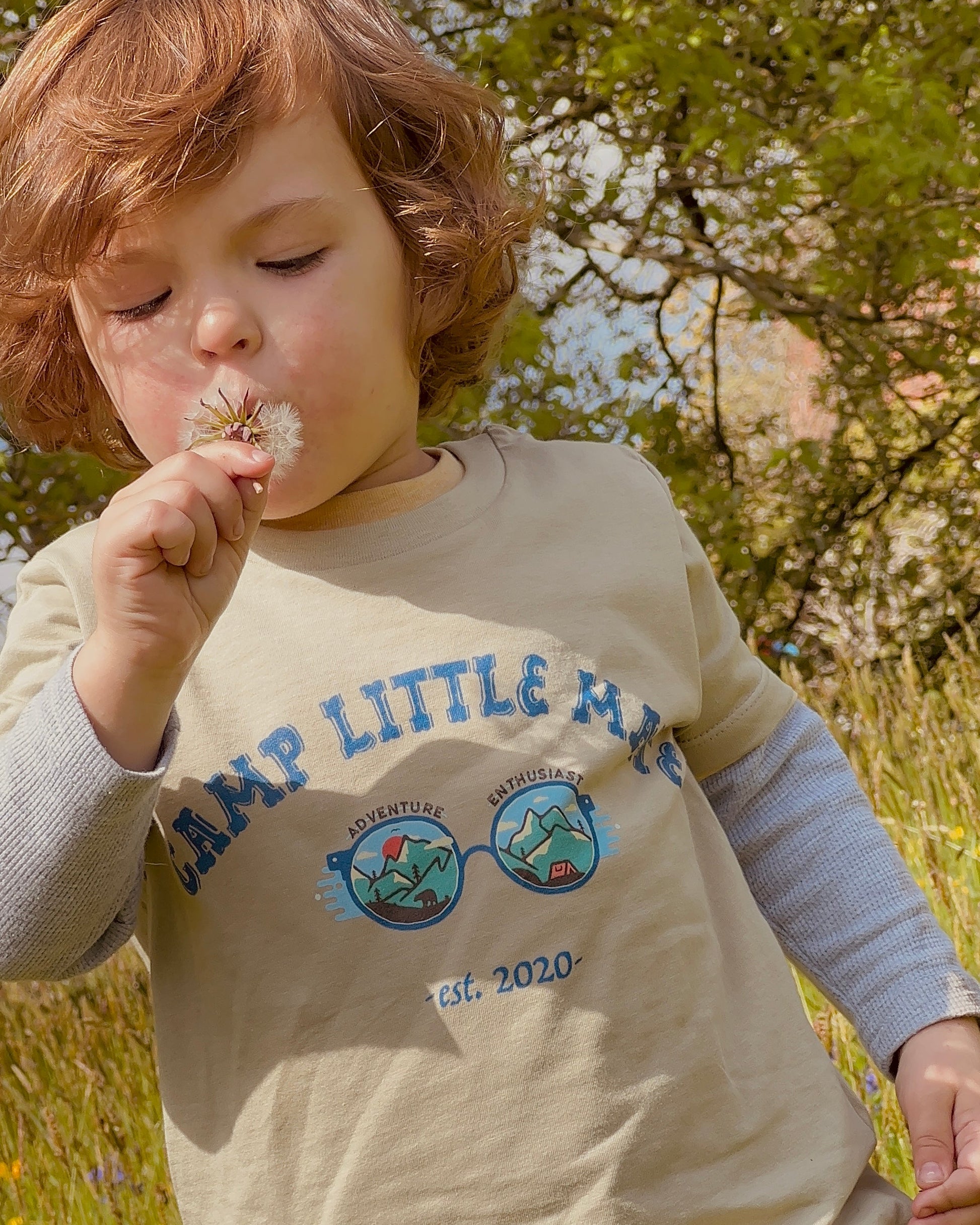 CAMP LITTLE MATE SUNNIES - Kids Short Sleeve T Shirt - Little Mate Adventures