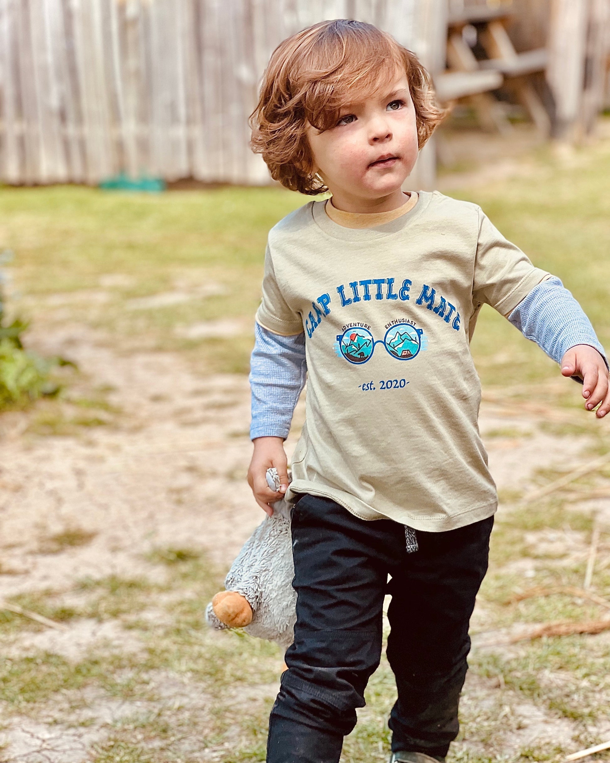 CAMP LITTLE MATE SUNNIES - Kids Short Sleeve T Shirt - Little Mate Adventures