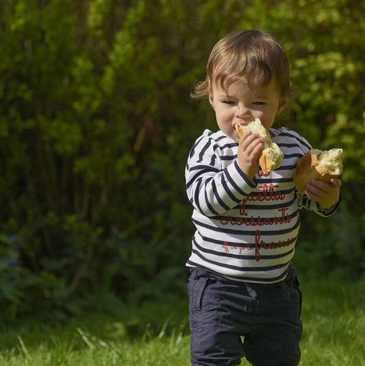 OFF WE GO TO FRANCE - Long Sleeve Baby Tee - Little Mate Adventures 