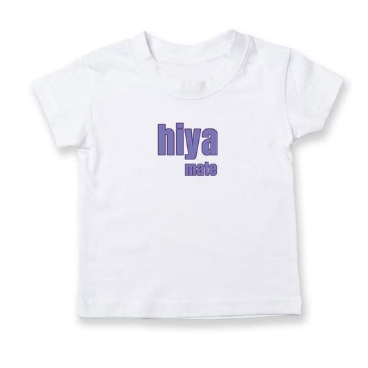 HIYA MATE - Short Sleeve T Shirt - Little Mate Adventures