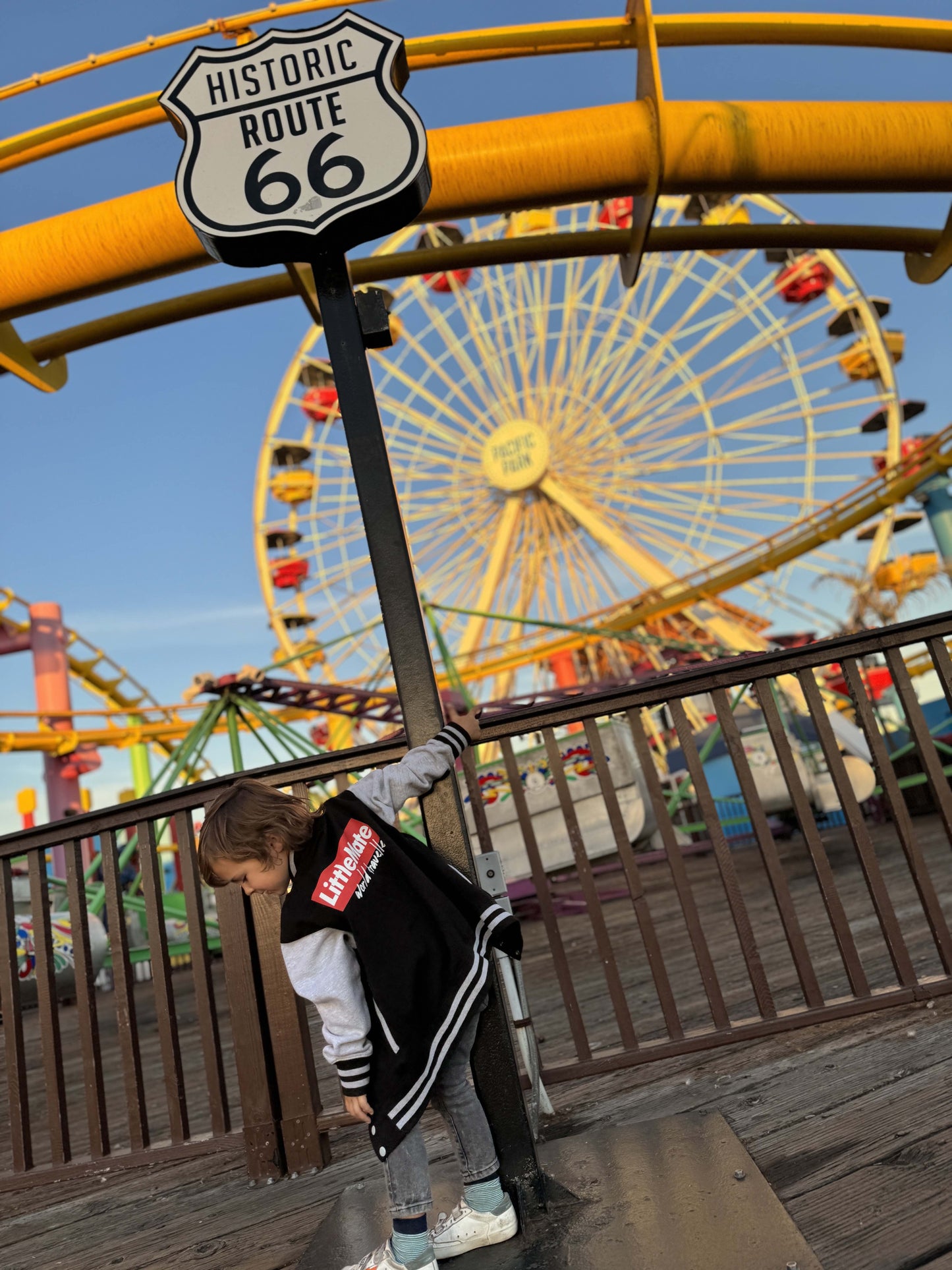 LITTLE MATE WORLD TRAVELLER - Kid’s Varsity Jacket - Little Mate Adventures