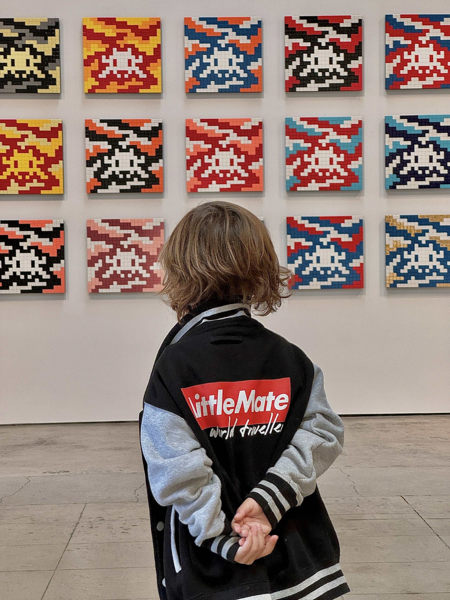 LITTLE MATE WORLD TRAVELLER - Kid’s Varsity Jacket - Little Mate Adventures