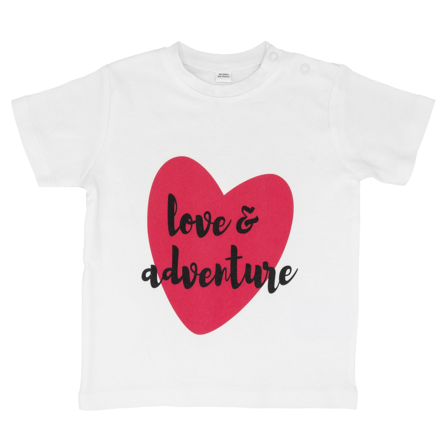 LOVE & ADVENTURE - Short Sleeve T Shirt - Little Mate Adventures
