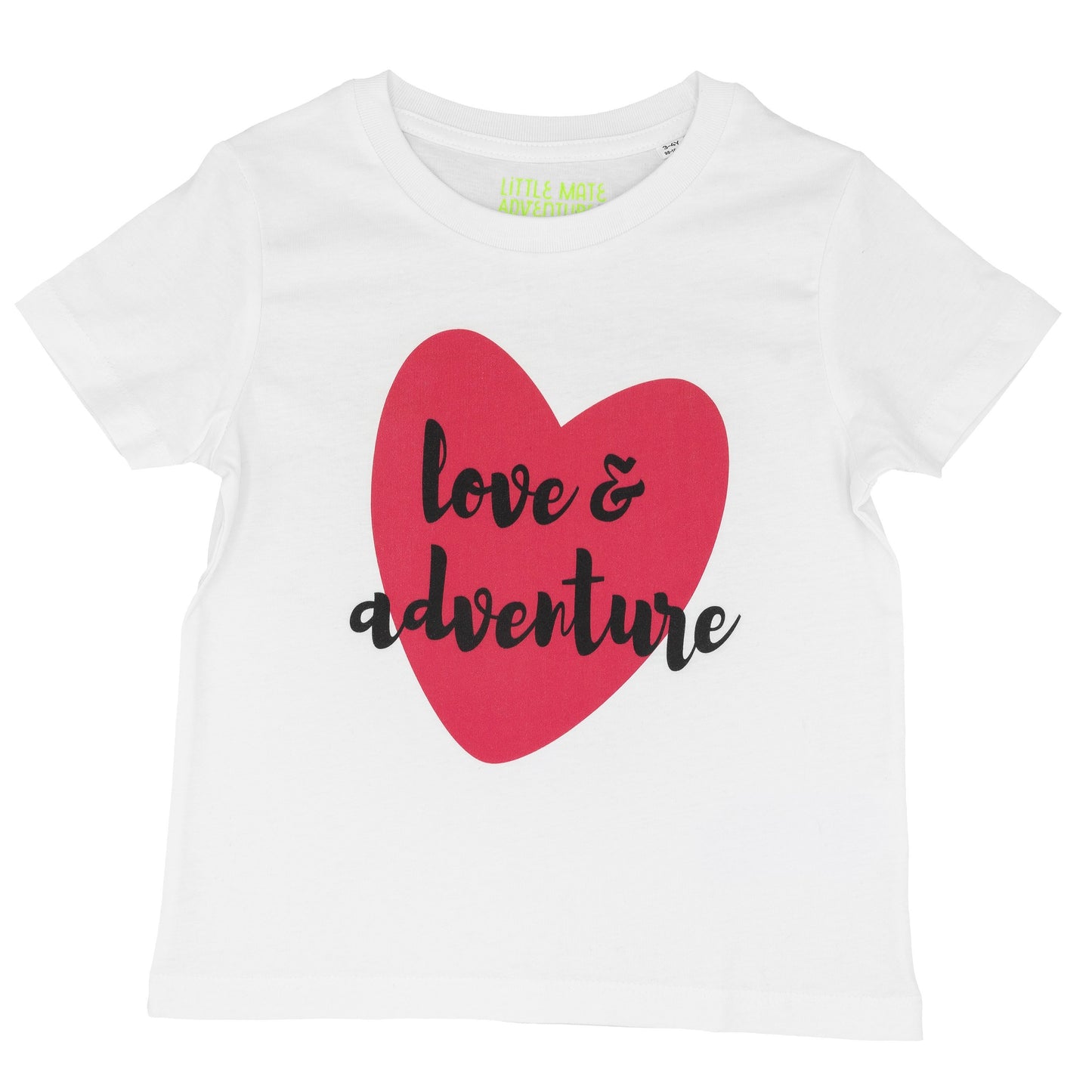 LOVE & ADVENTURE - Short Sleeve T Shirt - Little Mate Adventures