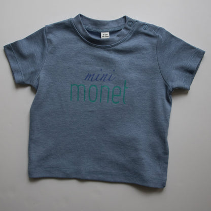 MINI MONET - Short Sleeve Baby T Shirt - Little Mate Adventures 