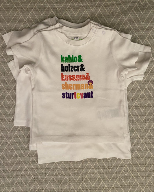 OOPSIES - FEMALE ARTIST MATES - Short Sleeve Baby T Shirt - Little Mate Adventures