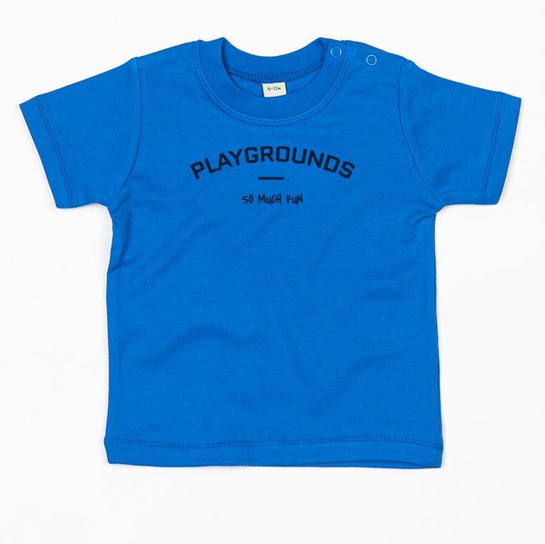 PLAYGROUNDS SO MUCH FUN - Baby Short Sleeve T Shirt - Little Mate Adventures
