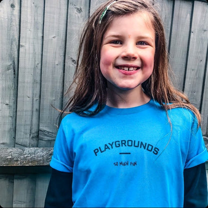 PLAYGROUNDS SO MUCH FUN - Toddler and Youth Short Sleeve T Shirt - Little Mate Adventures