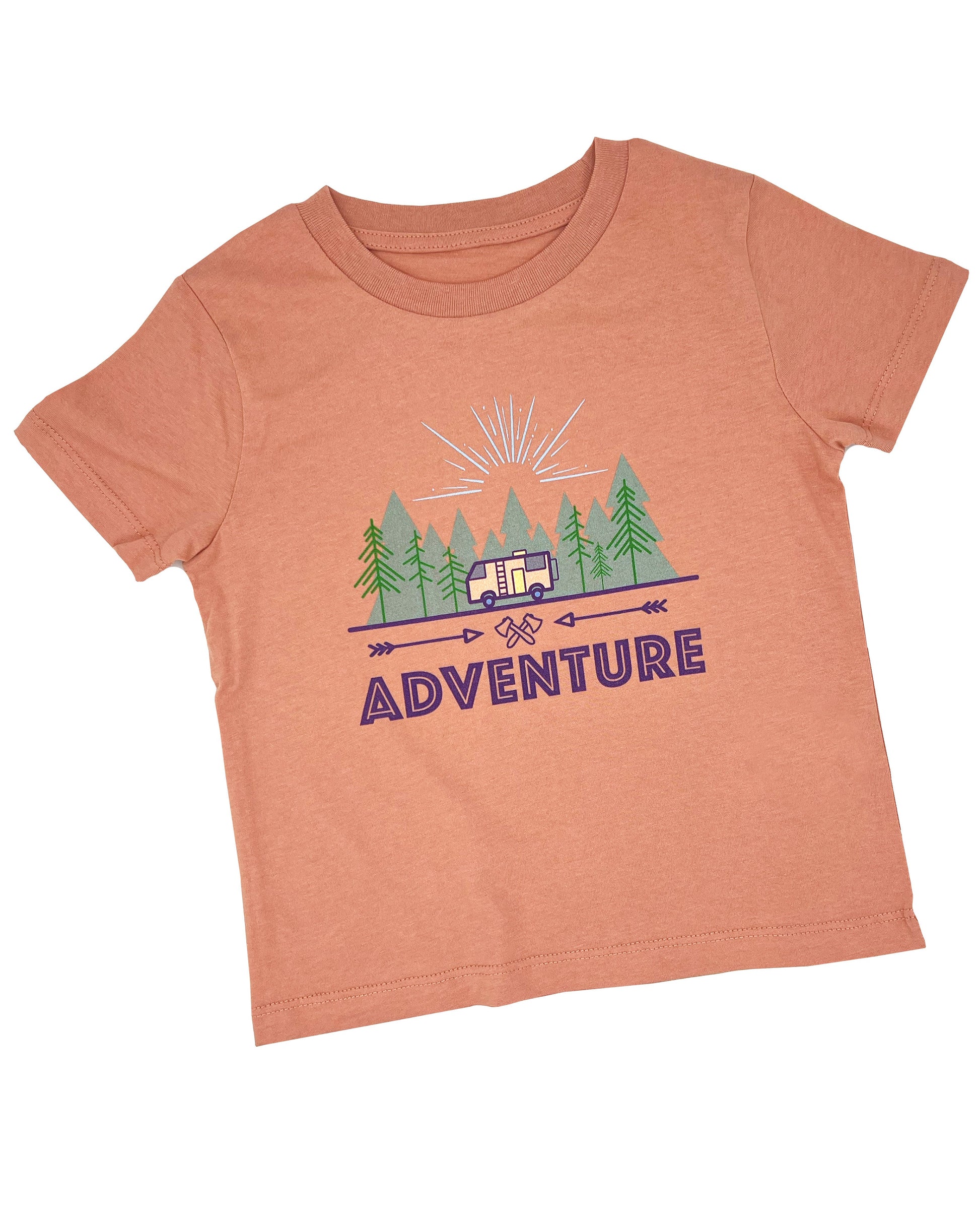 ROAD TRIPPIN ADVENTURE - Organic Kids T-Shirt - Little Mate Adventures