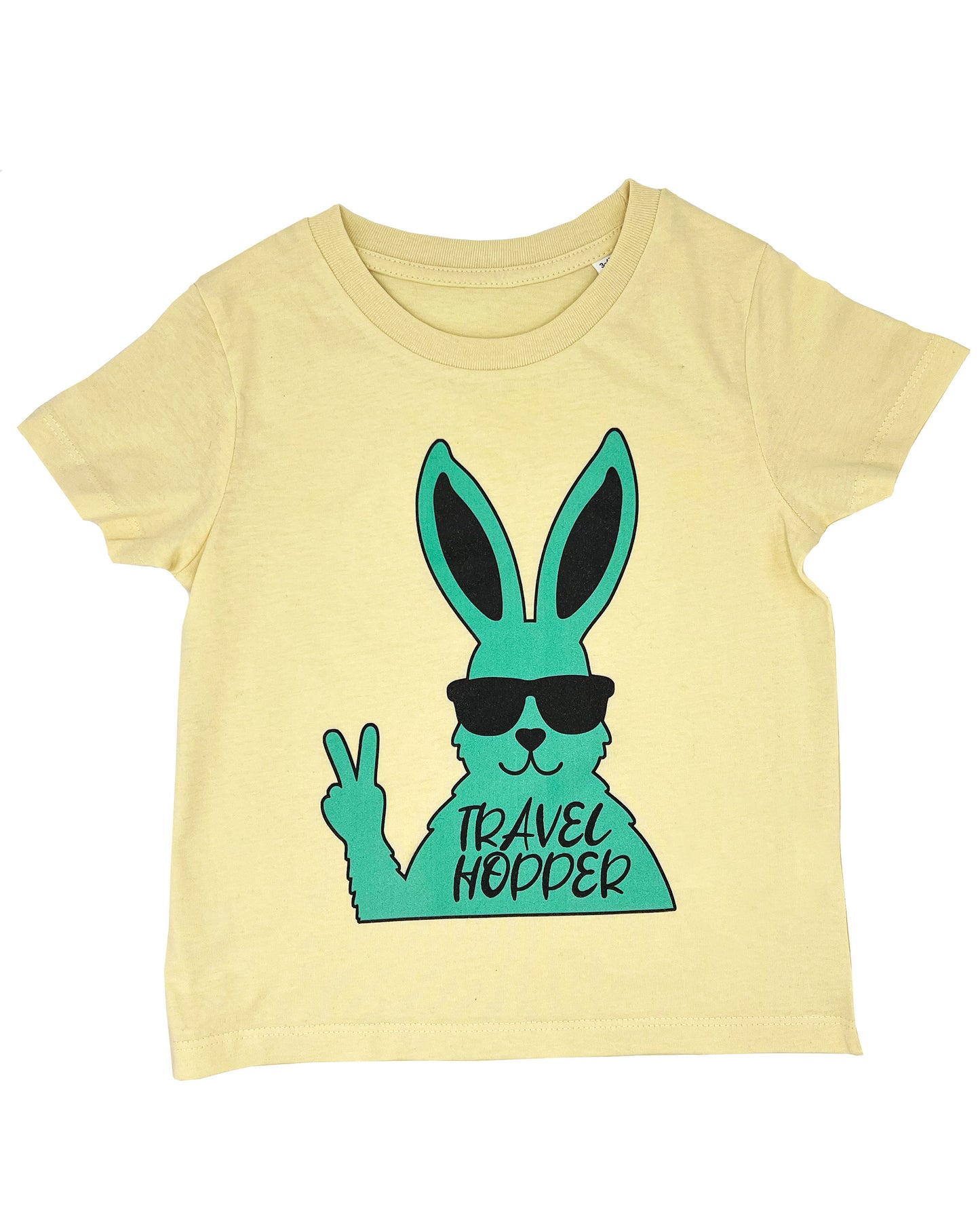 TRAVEL HOPPER- Easter Baby and Kids Short Sleeve T Shirt - Little Mate Adventures