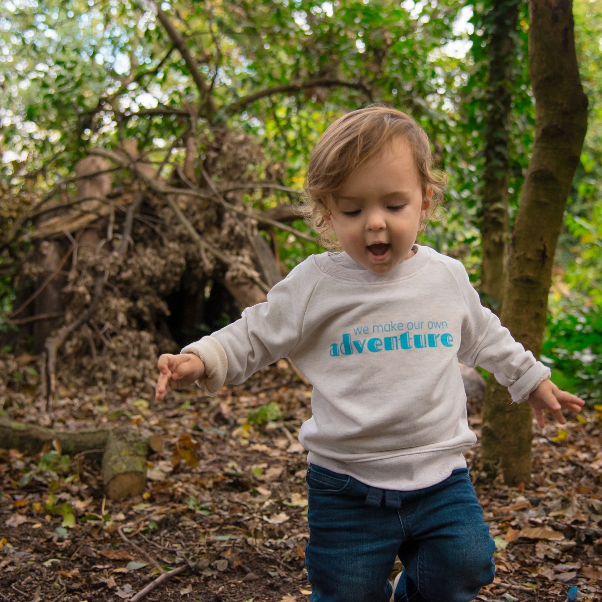 WE MAKE OUR OWN ADVENTURE - Toddler + Youth Sweatshirt - Little Mate Adventures