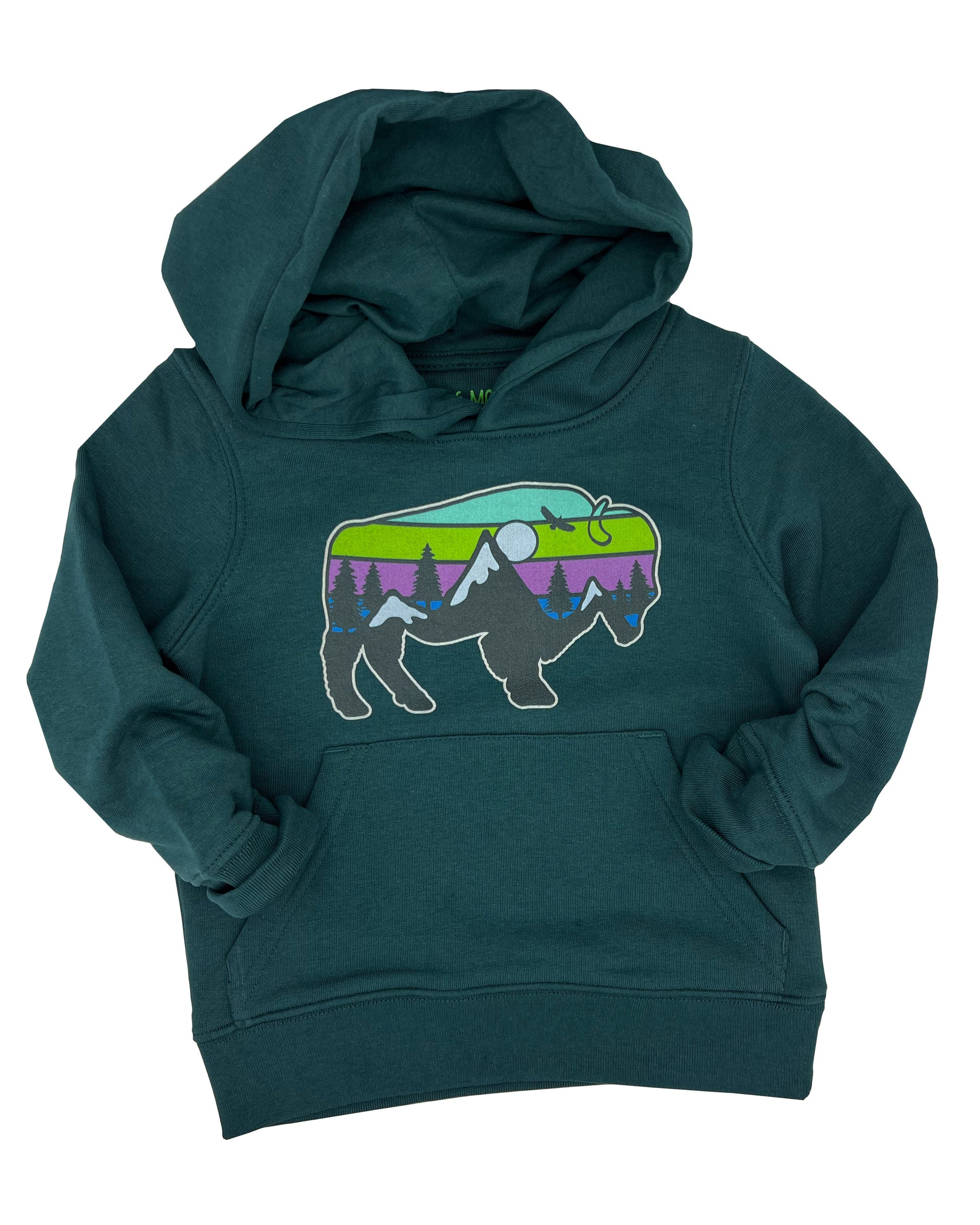 WILD SPIRIT MATE - Toddler + Youth Hoodie Sweatshirt - Little Mate Adventures