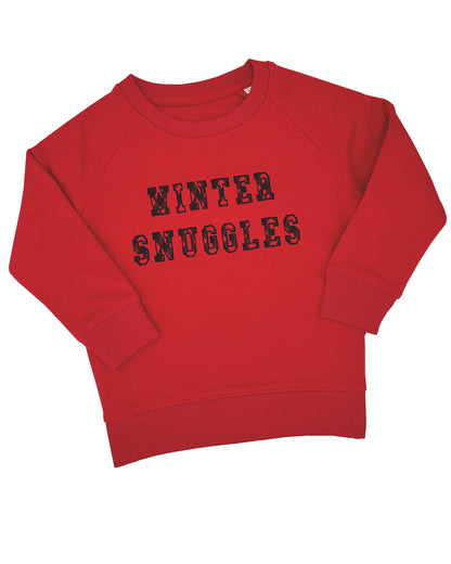 WINTER SNUGGLES - Organic Cotton Kids Long Sleeve Sweatshirt - Little Mate Adventures