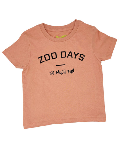 ZOO DAYS SO MUCH FUN - Organic Kids T-Shirt - Little Mate Adventures